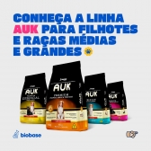 AUK Premium Filhotes com Nuggets Recheados