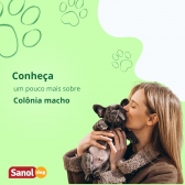 Colônia Sanol Dog Profissional Para Cães Machos 250ml