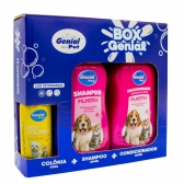 Kit Genial Pet Filhotes Shampoo + Condicionador + Perfume