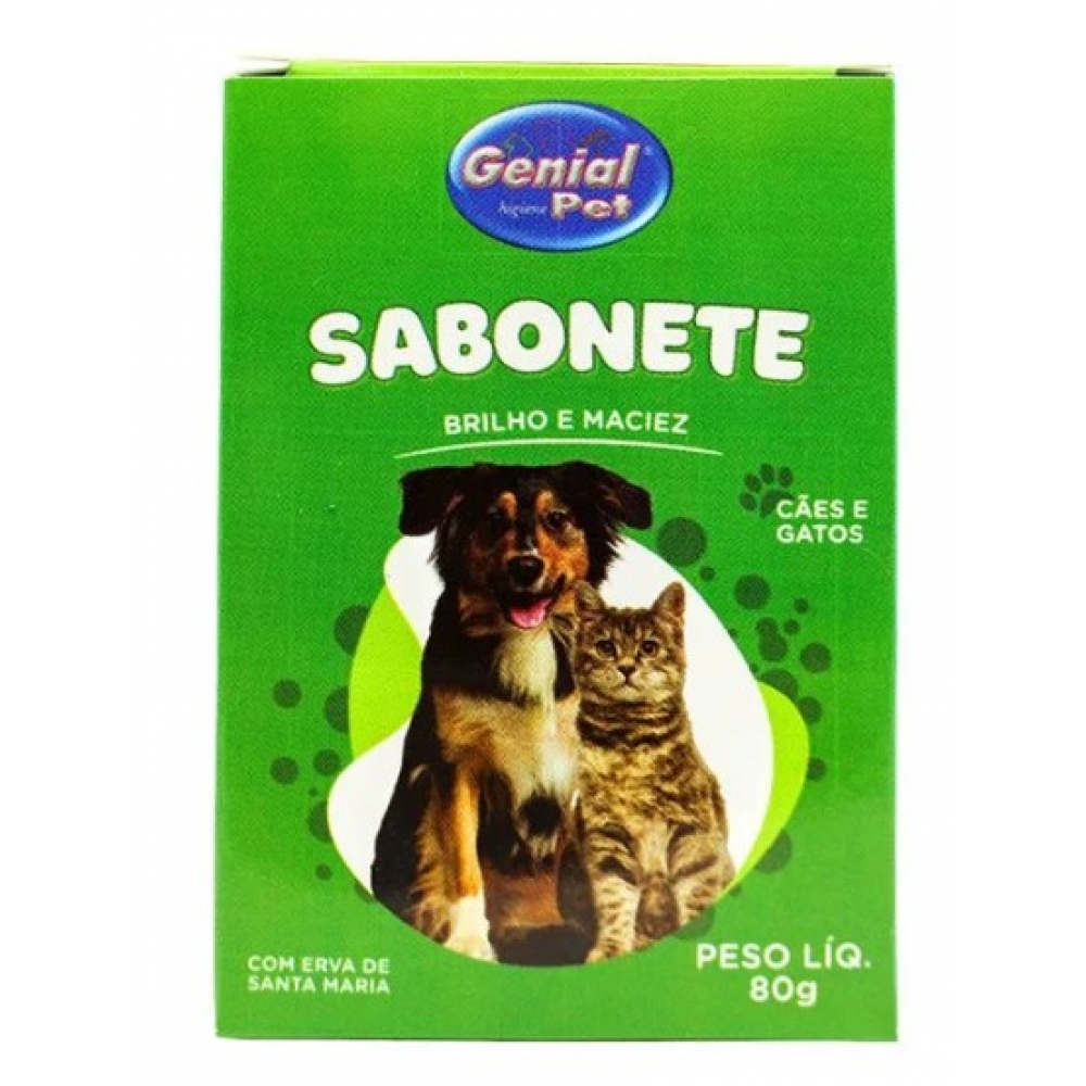 Sabonete Genial Pet com Erva Santa Maria