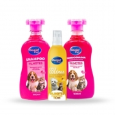 Kit Genial Pet Filhotes Shampoo + Condicionador + Perfume