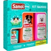Sanol Dog Kit - Shampoo Condicionador e 1 Colônia Grátis