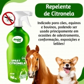 Spray Citronela Repelente Pronto Uso 760ml Genial Pet
